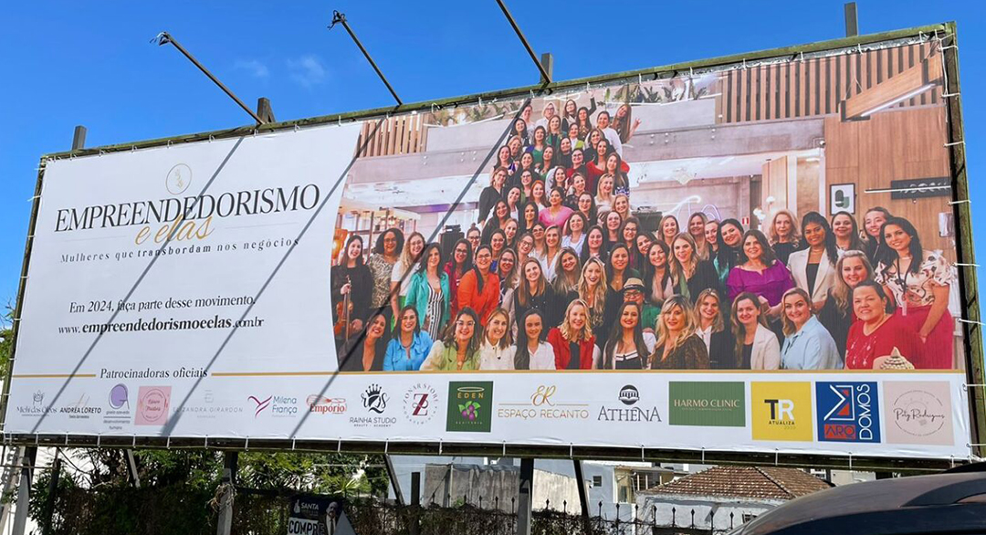 Empreendedorismo e elas Outdoors